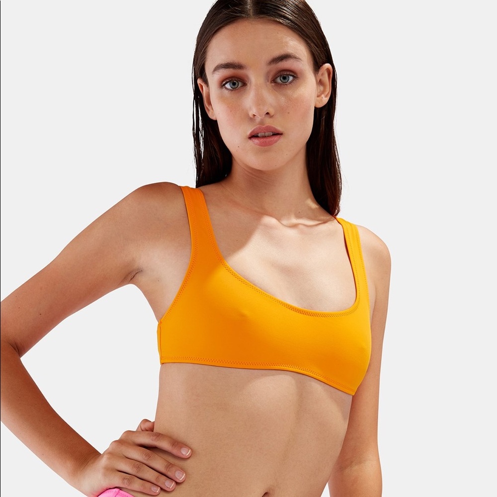 Solid & Striped The Elle Top / Orange / Sz. M